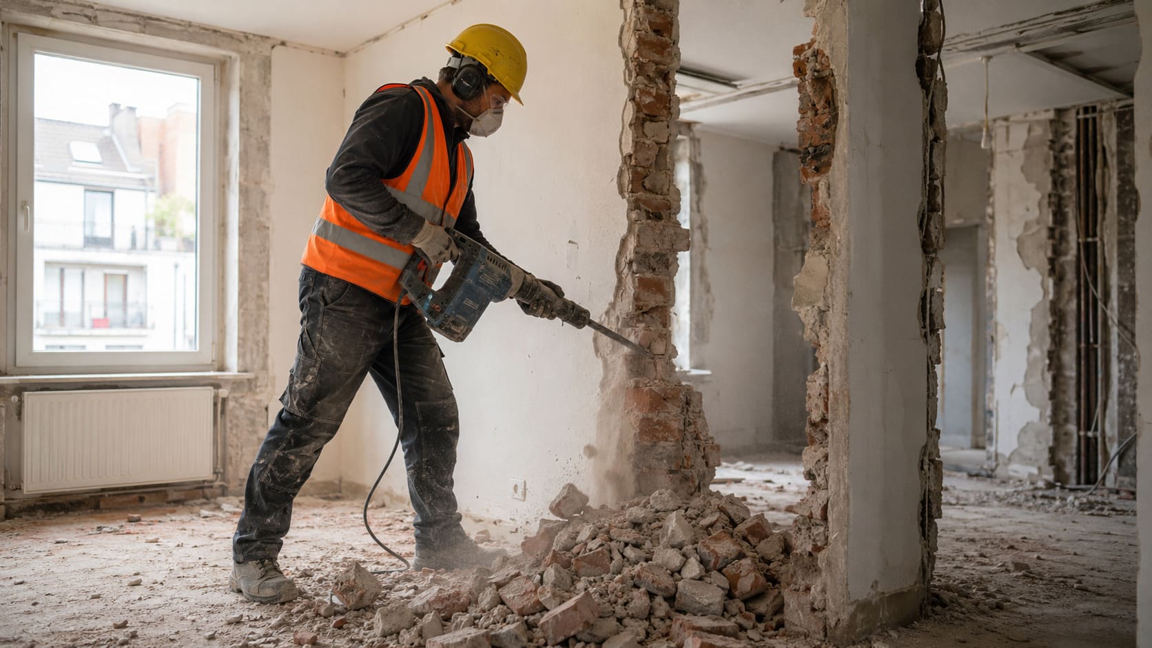 Démolition Albert – travaux démolition intérieure Wemmel Bruxelles